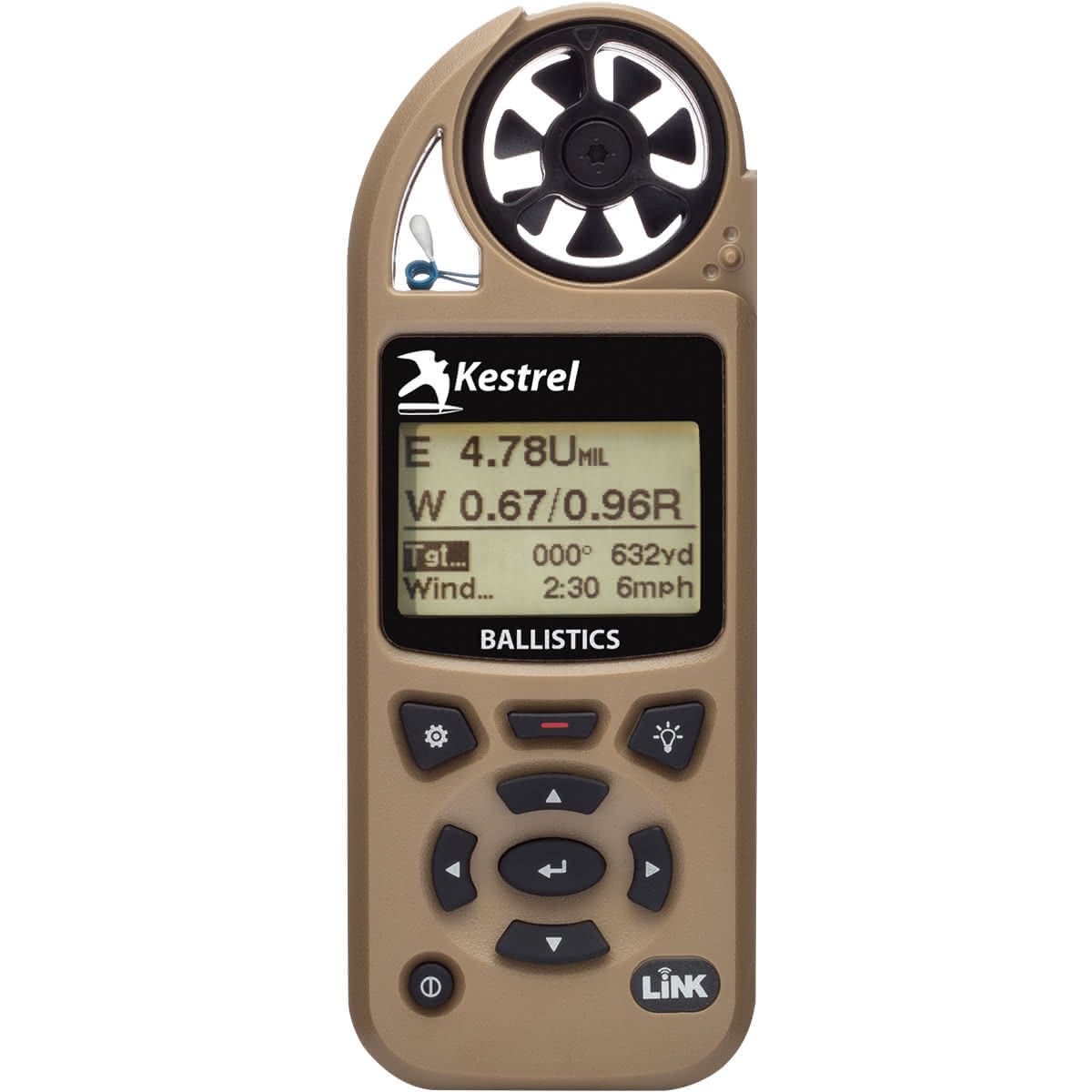brown Kestrel handheld ballistics weather meter