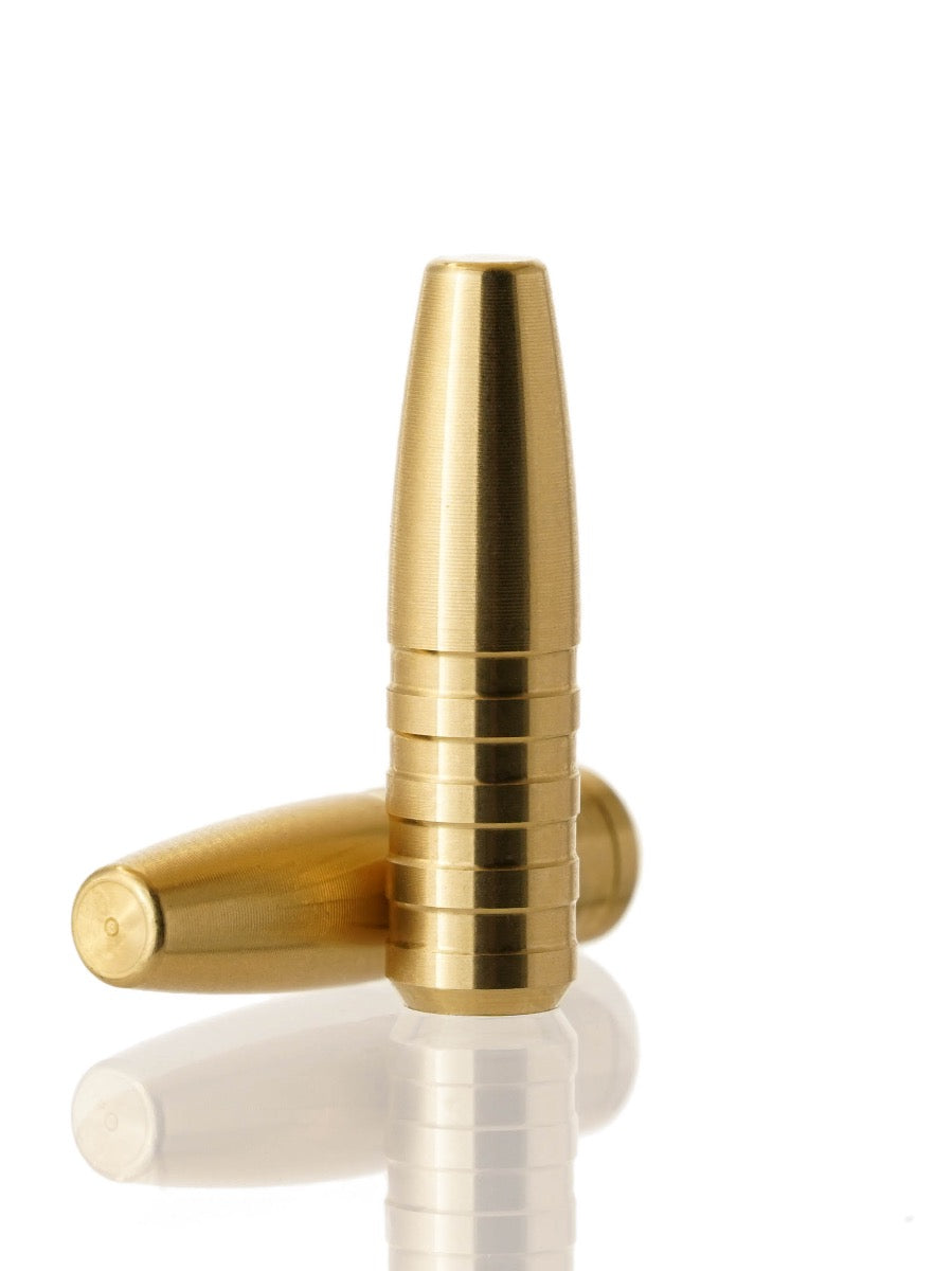 solid brass rifle bullet