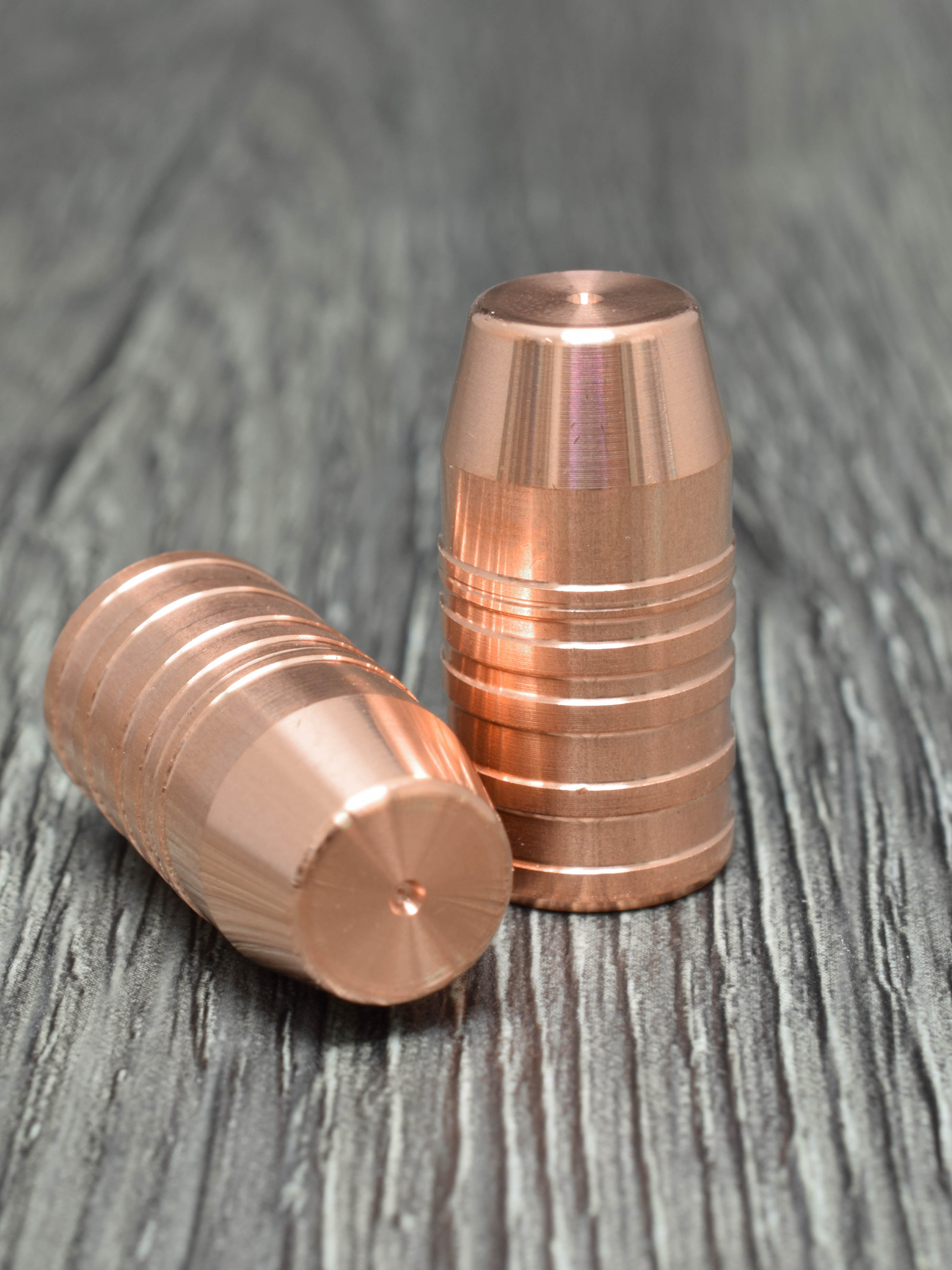 solid copper rifle bullet