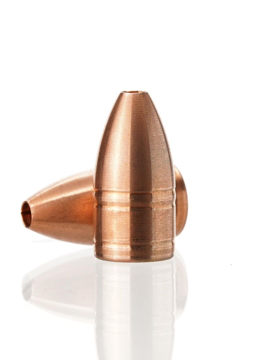 copper hollow point rifle bullet